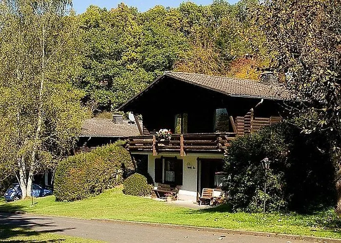 Cozy Chalet With Fireplace Located In Wooded Area Chalet Schönecken