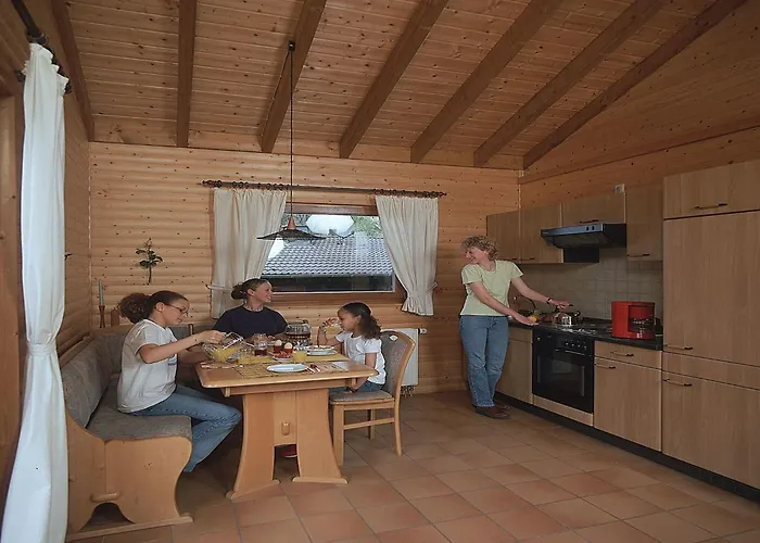 Cozy Chalet With Fireplace Located In Wooded Area