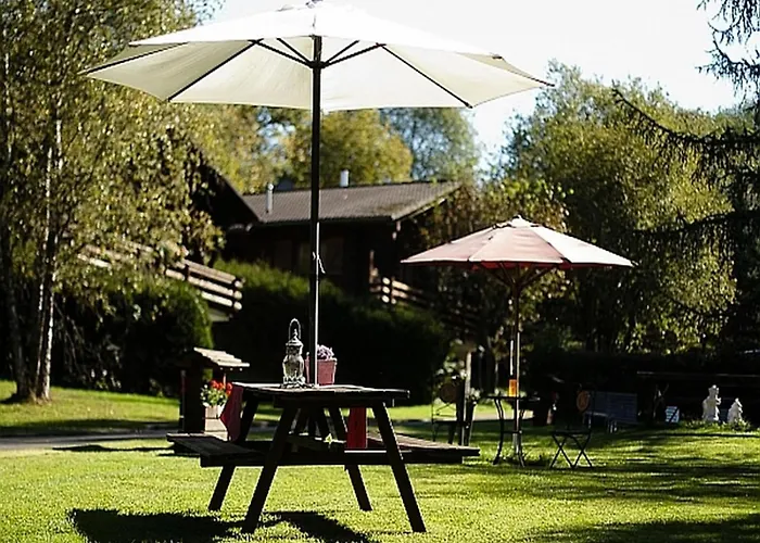 Chalet Cozy Chalet With Fireplace Located In Wooded Area *